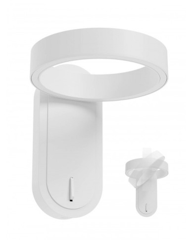 APPLIQUE STILE MODERNO ORIENTABILE KEEN BIANCO