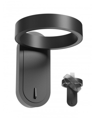 APPLIQUE STILE MODERNO ORIENTABILE KEEN NERO