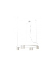 SOSPENSIONE STILE MODERNO MODI SP 6 TONDO BIANCO