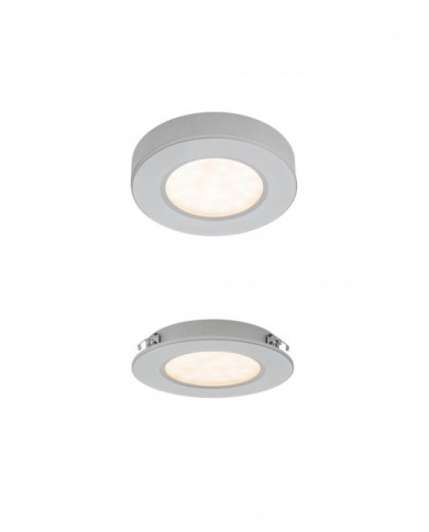 FARETTO AD INCASSO STILE MODERNO MT142 ARGENTO 4000K