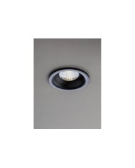 FARETTO AD INCASSO STILE MODERNO MT143 NERO 3000K