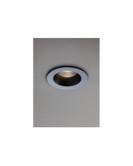 FARETTO AD INCASSO STILE MODERNO MT144 NERO 3000K