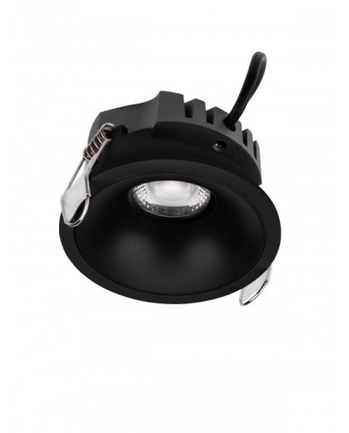 FARETTO AD INCASSO STILE MODERNO MT146  NERO 3000K