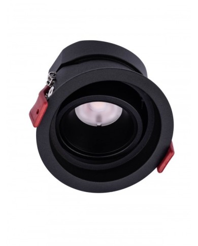 FARETTO AD INCASSO STILE MODERNO MT147 NERO 4000K