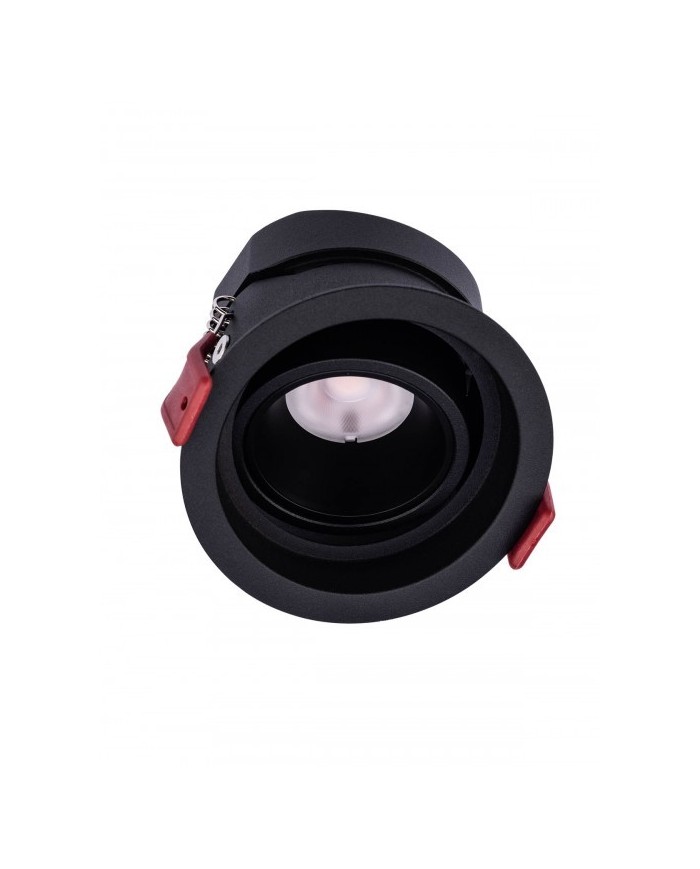 FARETTO AD INCASSO STILE MODERNO MT147 NERO 4000K