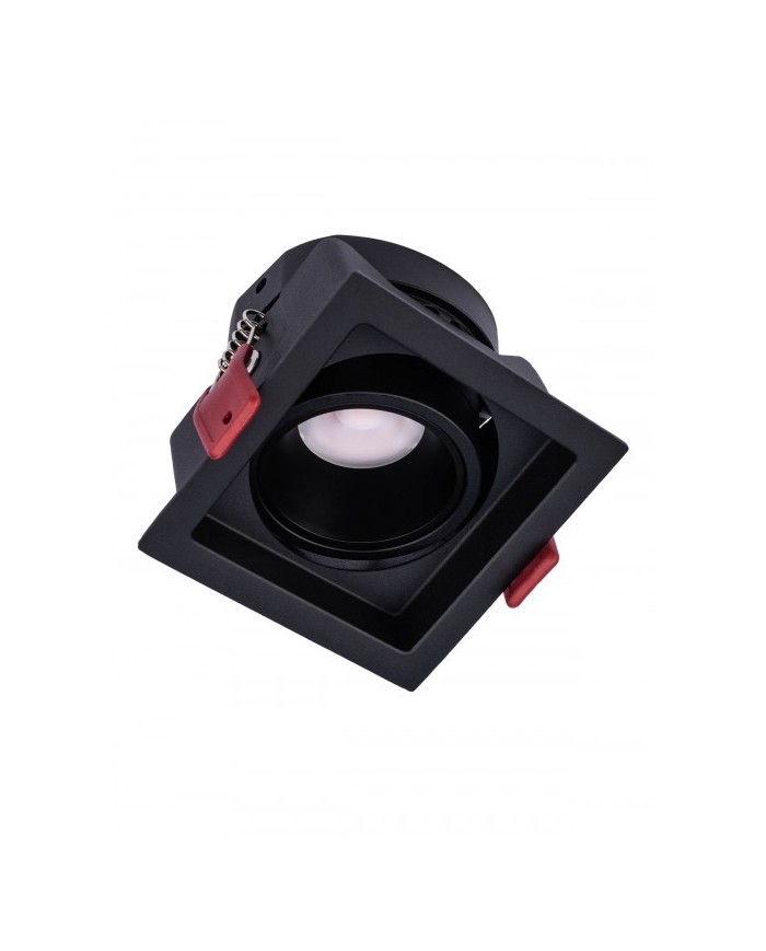 FARETTO AD INCASSO STILE MODERNO MT148 NERO 3000K