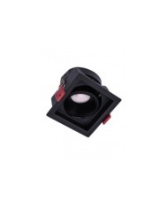 FARETTO AD INCASSO STILE MODERNO MT148 NERO 3000K