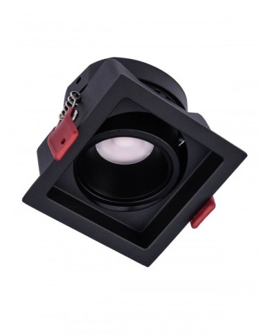 FARETTO AD INCASSO STILE MODERNO MT148 NERO 4000K