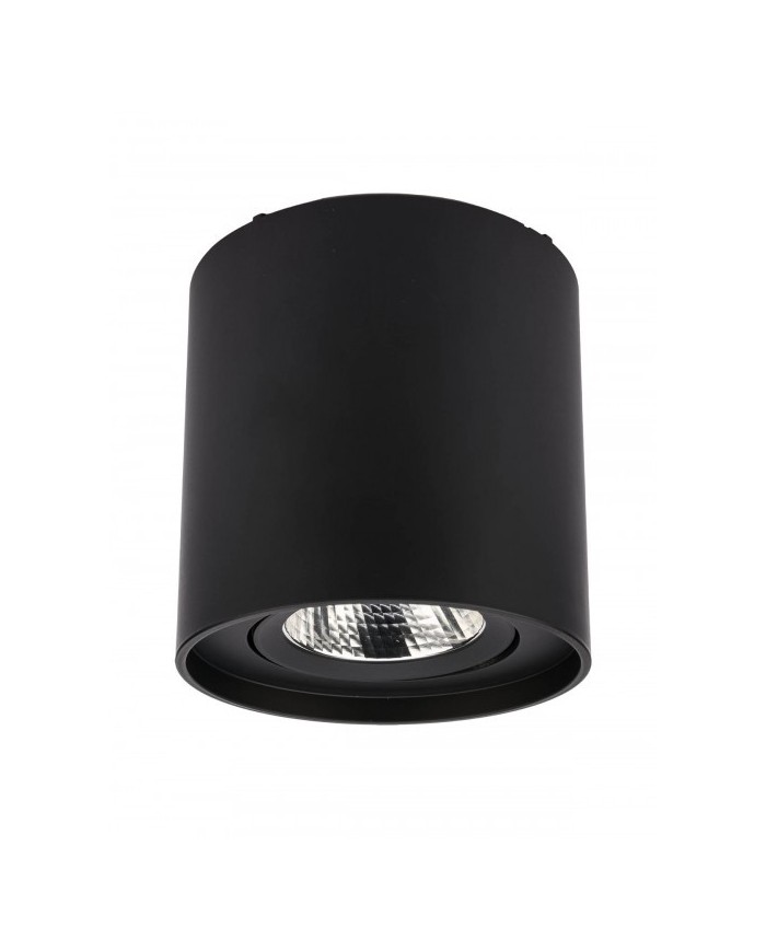 PLAFONIERA DA SOFFITTO STILE MODERNO PC01 TOND NERO 3000K
