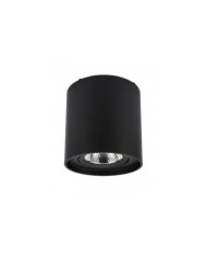 PLAFONIERA DA SOFFITTO STILE MODERNO PC01 TOND NERO 3000K