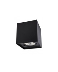 PLAFONIERA DA SOFFITTO STILE MODERNO PC01 Q NERO 3000K