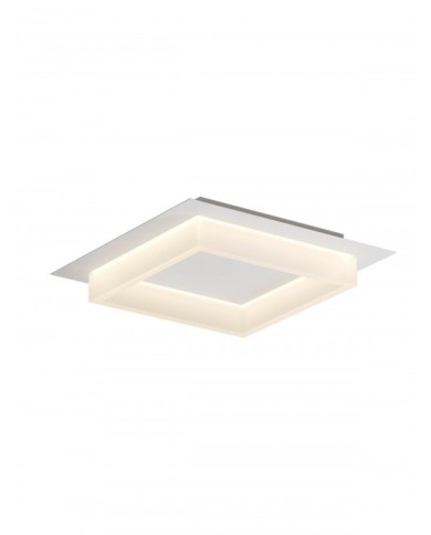 PLAFONIERA STILE MODERNO PERIMETRO P Q BIANCO