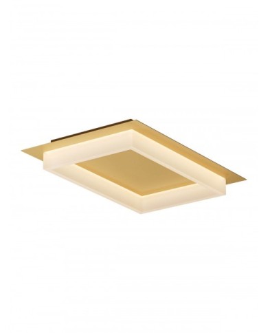 PLAFONIERA STILE MODERNO PERIMETRO M RETT ORO