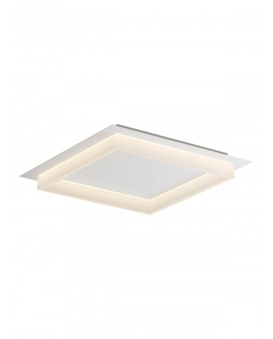PLAFONIERA STILE MODERNO PERIMETRO M Q BIANCO