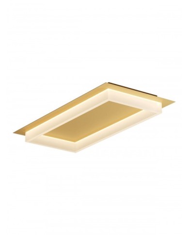 PLAFONIERA STILE MODERNO PERIMETRO G RETT ORO