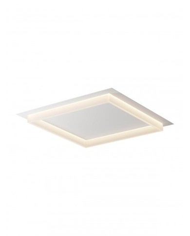 PLAFONIERA STILE MODERNO PERIMETRO G Q BIANCO