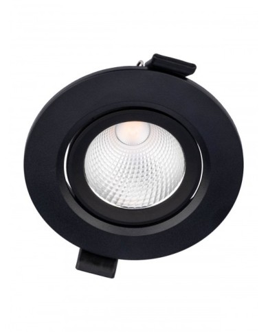 FARETTO DA INCASSO STILE MODERNO PT 08 3000K NERO P