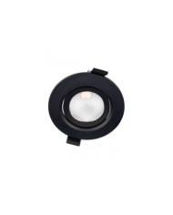 FARETTO DA INCASSO STILE MODERNO PT 08 3000K NERO P