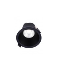 FARETTO DA INCASSO STILE MODERNO PT 09 3000K NERO