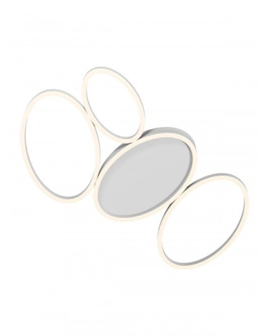 PLAFONIERA STILE MODERNO RITMO PL G BIANCO