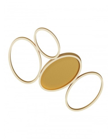 PLAFONIERA STILE MODERNO RITMO PL G ORO