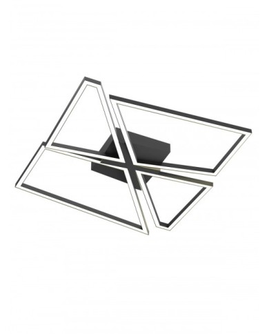 PLAFONIERA STILE MODERNO SLASH M NERO