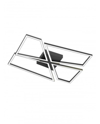 PLAFONIERA STILE MODERNO SLASH G NERO