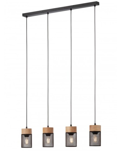 LAMPADARIO A SOSPENSIONE STILE MODERNO CONTEMPORANEO STEM 4