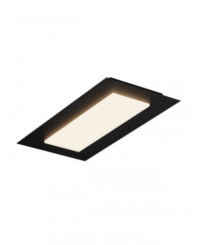 PLAFONIERA STILE MODERNO TATAMI L NERO