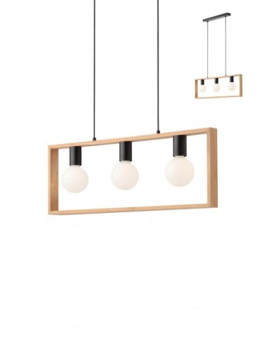 SOSPENSIONE STILE MODERNO CONTEMPORANEO TIMBER SP3