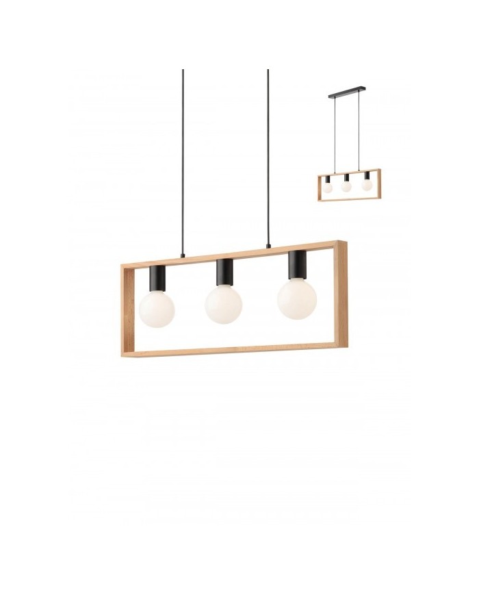 SOSPENSIONE STILE MODERNO CONTEMPORANEO TIMBER SP3