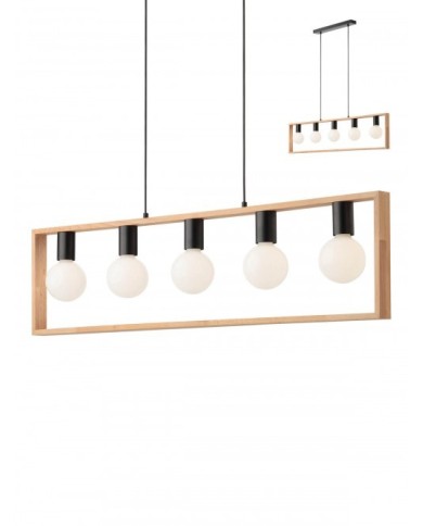 SOSPENSIONE STILE MODERNO CONTEMPORANEO TIMBER SP5
