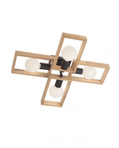 PLAFONIERA STILE MODERNO CONTEMPORANEO TIMBER PL4
