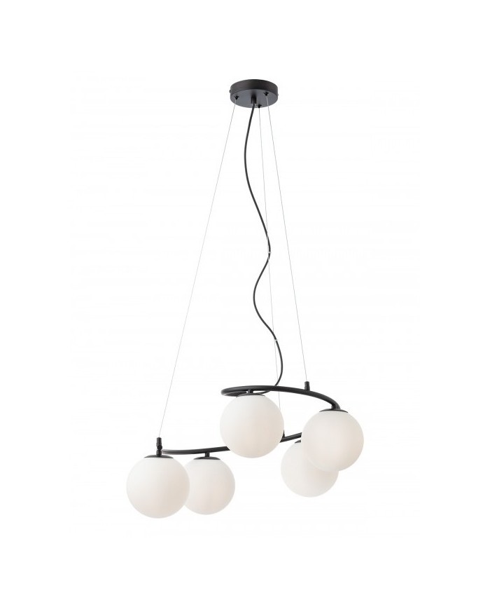 LAMPADARIO A SOSPENSIONE STILE MODERNO VOLLEY SP 5 TOND