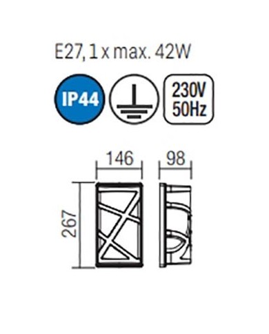 APPLIQUE PER ESTERNO VORTEX