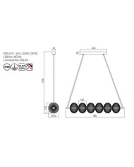 SOSPENSIONE STILE MODERNA VENTURA SP6