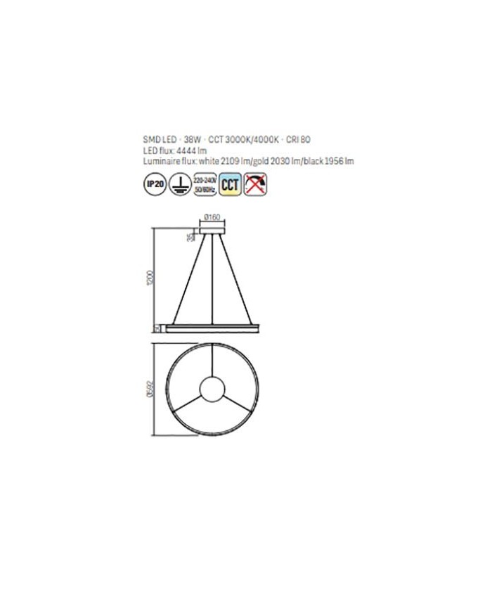 SOSPENSIONE STILE MODERNA VALDIS SP60