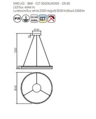 SOSPENSIONE STILE MODERNA VALDIS SP60