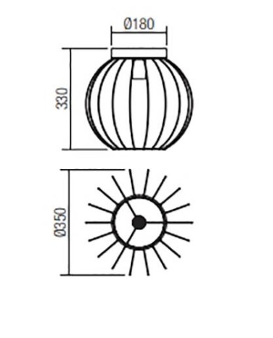 PLAFONIERA STILE MODERNO CONTEMPORTANEO TRELLIS PL
