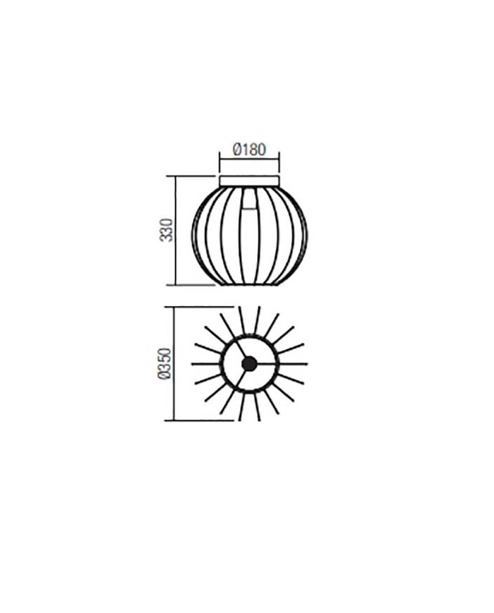 PLAFONIERA STILE MODERNO CONTEMPORTANEO TRELLIS PL