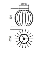 PLAFONIERA STILE MODERNO CONTEMPORTANEO TRELLIS PL