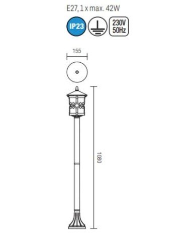 PALETTO PER ESTERNO STILE CONTEMPORANEO TIROL