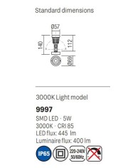 MINIPROIETTORE ORIENTABILE DA ESTERNO TIM
