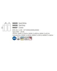 APPLIQUE PER ESTERNO STILE MODERNO SONNY BIANCO