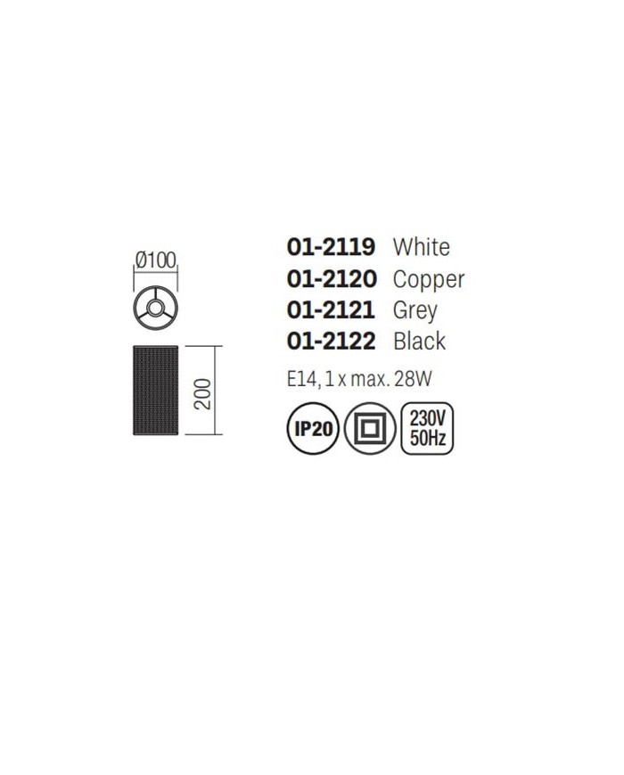 LUMETTO STILE MINIMAL MODERNO SHADOW ORO