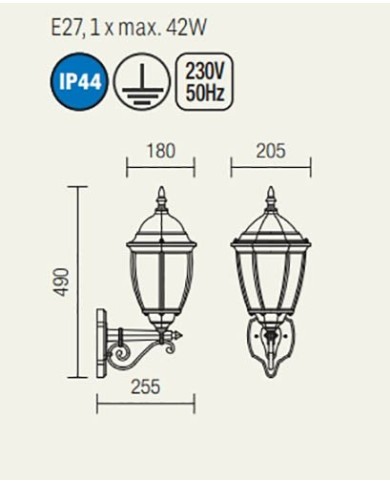 APPLIQUE PER ESTERNO STILE CONTEMPORANEO SEVILLA B