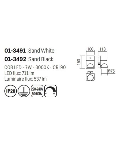 APPLIQUE STILE MODERNO SEIBI
