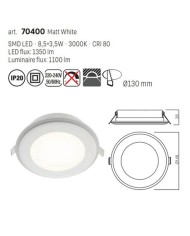 FARETTO DA INCASSO STILE MODERNO PT 05 3000K