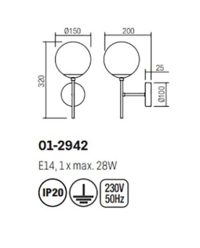 APPLIQUE STILE MODERNO MUNDI