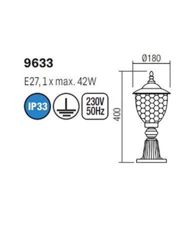 LAMPADA DA TERRA PER ESTERNO STILE CONTEMPORANEO MATERA P